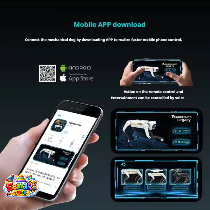 خرید اسباب بازی ربات سگ کنترلی هوشمند AI تیر ژله ای پرتاب کن آیتم 8006 | ربات هوشمند و سرگرم‌کننده