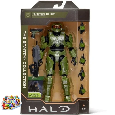 خرید اکشن فیگور مفصلی مستر چیف Master Chief از بازی Halo | فیگور کلکسیونی اورجینال