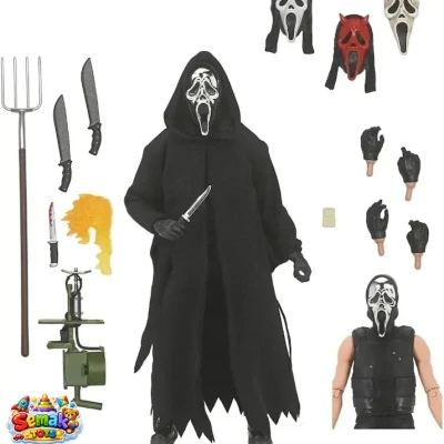 خرید اکشن فیگور شخصیت گوست فیس جیغ دوزخ برند نکا Scream Ghostface Inferno NECA | فیگور کلکسیونی اورجینال