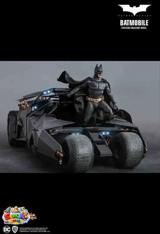 ماکت بتموبیل سه گانه دارک نایت قسمت بتمن بیگینز هات تویز 70 سانت مدل BATMOBILE THE DARK KNGHIT TRILOGYBATMAN BEGINS HOT TOYS