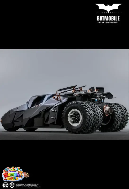 ماکت بتموبیل سه گانه دارک نایت قسمت بتمن بیگینز هات تویز 70 سانت مدل BATMOBILE THE DARK KNGHIT TRILOGYBATMAN BEGINS HOT TOYS