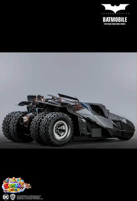 ماکت بتموبیل سه گانه دارک نایت قسمت بتمن بیگینز هات تویز 70 سانت مدل BATMOBILE THE DARK KNGHIT TRILOGYBATMAN BEGINS HOT TOYS