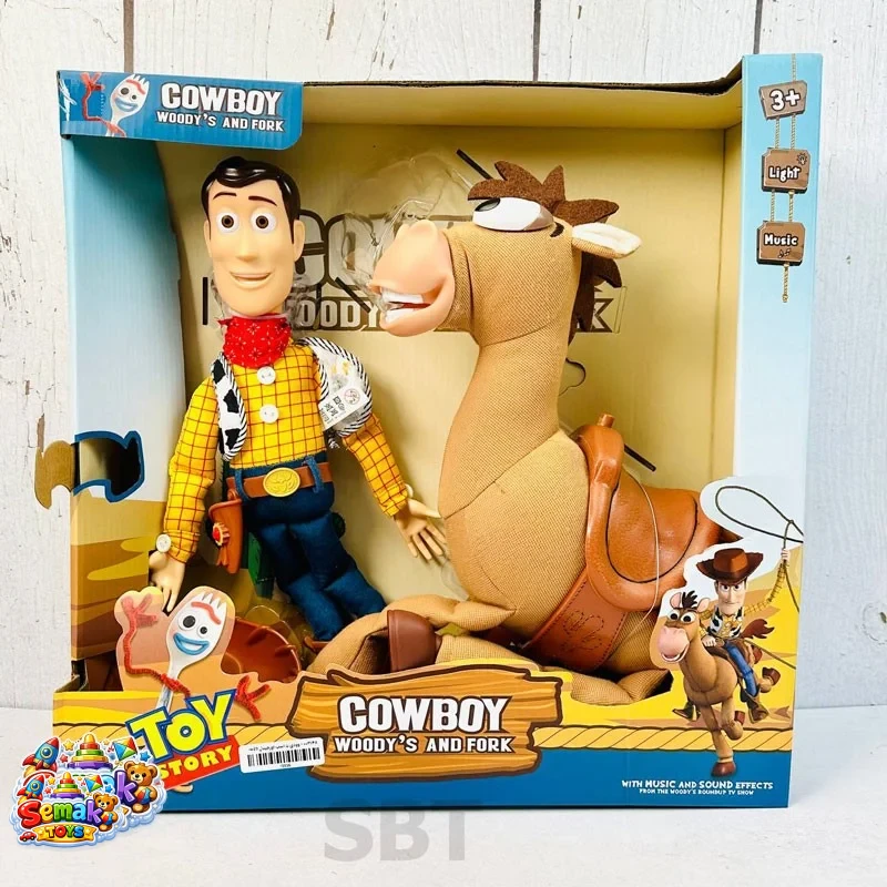 خرید اسباب بازی عروسک شخصیت وودی سخنگو با اسب بولسای برند DISNEY | عروسک اورجینال و مناسب هدیه