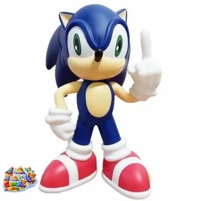 خرید اکشن فیگور شخصیت سونیک سایز بزرگ 30 سانتی Sonic figure | فیگور کلکسیونی اورجینال