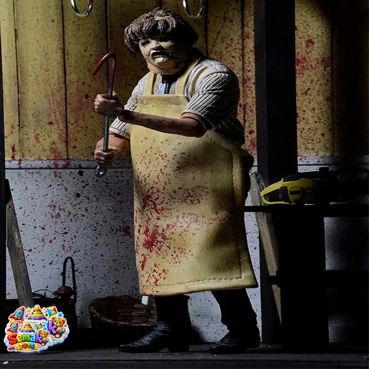 خرید اکشن فیگورشخصیت صورت چرمی از اره تگزاس Texas Chainsaw Massacre برند نکا | فیگور کلکسیونی اورجینال