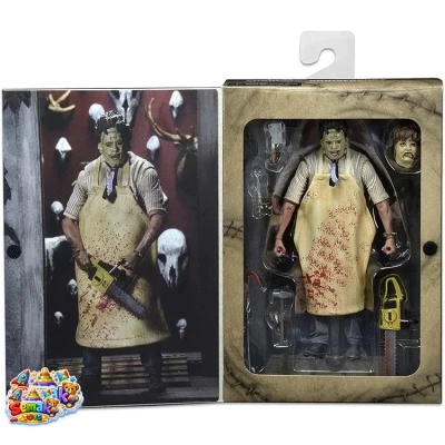 خرید اکشن فیگورشخصیت صورت چرمی از اره تگزاس Texas Chainsaw Massacre برند نکا | فیگور کلکسیونی اورجینال