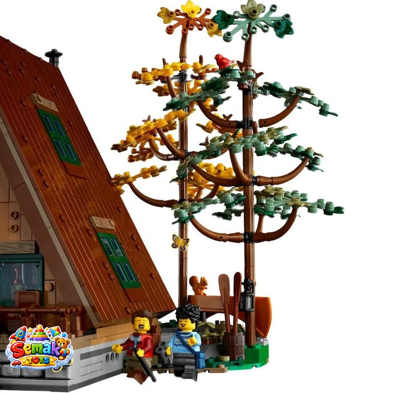 خرید لگو ساختنی کریتور کلبه سوئیسی چوبی 2082 قطعه آیتم Frame Cabin 92886