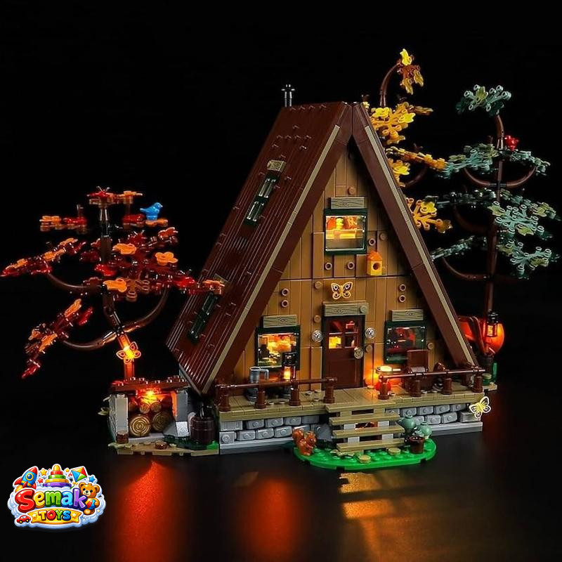 خرید لگو ساختنی کریتور کلبه سوئیسی چوبی 2082 قطعه آیتم Frame Cabin 92886