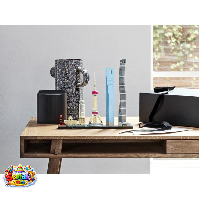 لگو ساختنی برج های شانگهای چین 669 قطعه آیتم 20018