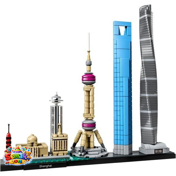 لگو ساختنی برج های شانگهای چین 669 قطعه آیتم 20018