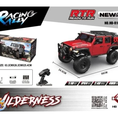 خرید ماشین کنترلی اچ بی طرح جیپ وینچ دار سرعت 55KM مدل Jeep HB 1014/2 | مدل RC حرفه‌ای و کلکسیونی