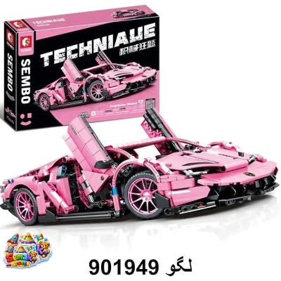 لگو ساختنی ماشین لامبورگینی سری تکنیک 1296 قطعه آیتم 701949