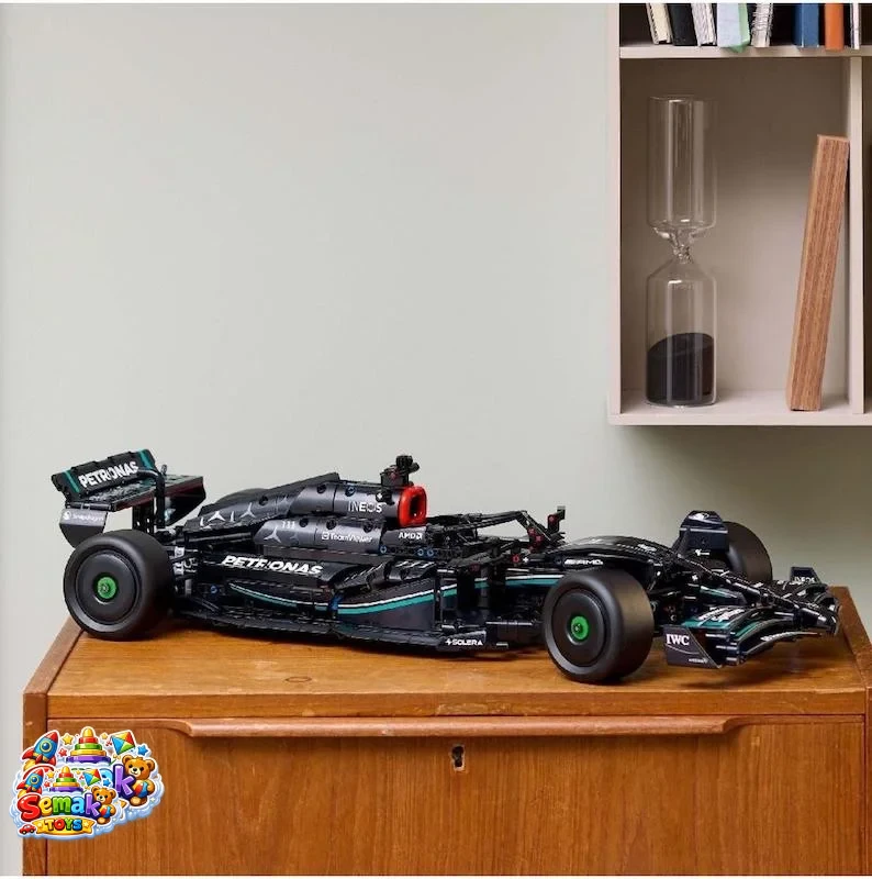 لگو ساختنی ماشین فورمول یک مرسدس بنز AMG F1 W14 E Performance سری تکنیک 1642 قطعه