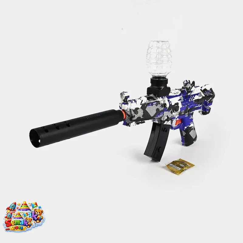 خرید اسباب بازی تفنگ mp5 تیر ژله ای شارژی آیتم 0158
