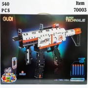 لگو ساختنی تفنگ با تیر اسفنجی 540 قطعه آیتم 70003