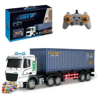 خرید کامیون کانتینر دار کنترلی هاردباکس آیتم container truck HJ8006-1