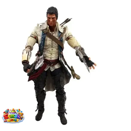 خرید اکشن فیگور شخصیت اساسین کرید کانر 1/6 برند پلی آرتز مدل Assassins Creed III Connor Play Arts | فیگور کلکسیونی اورجینال