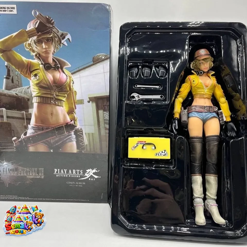 خرید اکشن فیگور شخصیت سیندی اروم دختر مکانیک از فاینال فانتزی برند پلی آرتز PLAY ARTS