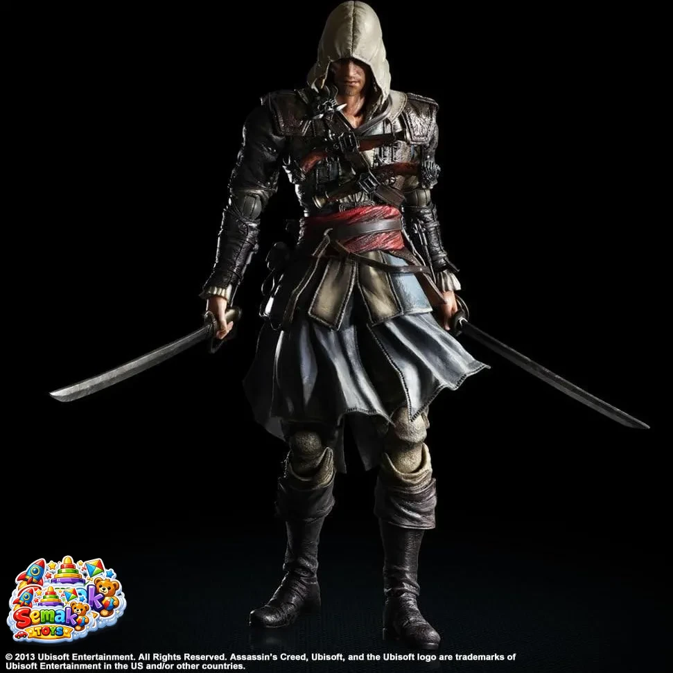 خرید اکشن فیگور اساسین کرید شخصیت ادوارد بلک فلگ برند پلی آرتز PLAY ARTSمدل Assassins Creed Edward Kenway Black Flag Play Arts | فیگور کلکسیونی اورجینال