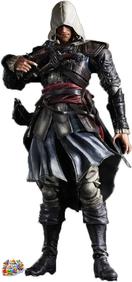 خرید اکشن فیگور اساسین کرید شخصیت ادوارد بلک فلگ برند پلی آرتز PLAY ARTSمدل Assassins Creed Edward Kenway Black Flag Play Arts | فیگور کلکسیونی اورجینال