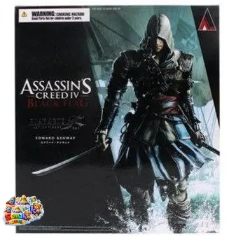 خرید اکشن فیگور اساسین کرید شخصیت ادوارد بلک فلگ برند پلی آرتز PLAY ARTSمدل Assassins Creed Edward Kenway Black Flag Play Arts | فیگور کلکسیونی اورجینال