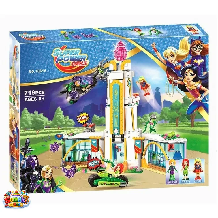 خرید لگو ساختنی دختران ابرقهرمان مدل Super Hero High School تعداد 719 قطعه آیتم 10618