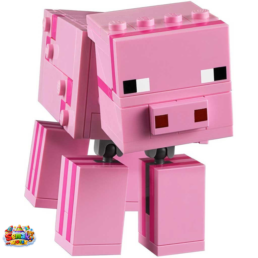 خرید لگو ساختنی ماینکرافت مدل BigFig Pig with Baby Zombie  ظرفیت 159 قطعه آیتم 11473