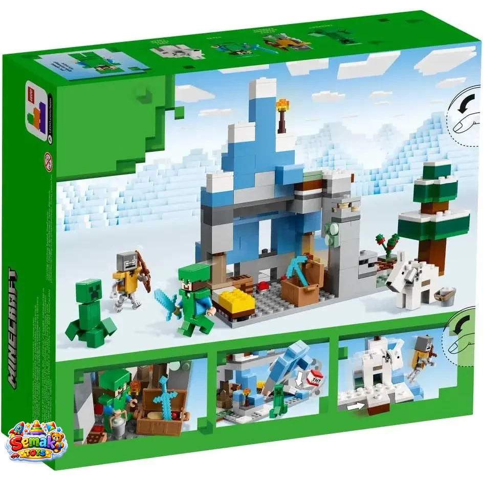 خرید لگو ساختنی ماینکرفت 304 قطعه مدل Frozen Peaks آیتم 31243