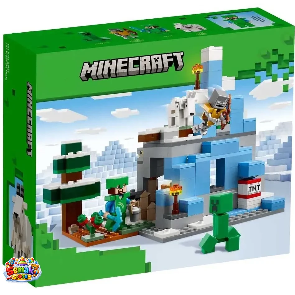 خرید لگو ساختنی ماینکرفت 304 قطعه مدل Frozen Peaks آیتم 31243