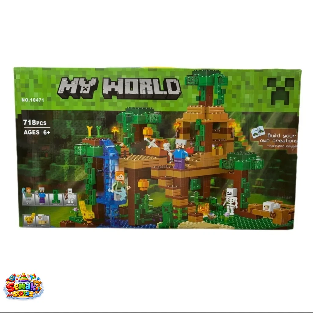 خرید لگو ساختنی ماینکرافت 718 قطعه  مدل My world آیتم 10471