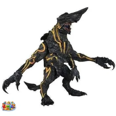اکشن فیگور کلکسیونی 20 اینچ شخصیت کایجا حاشیه اقیانوس آرام دهان چراغ دار  Kaiju Knifehead برند نکا NECA