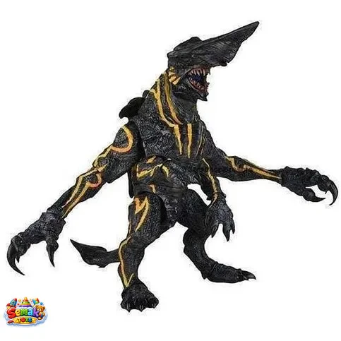 اکشن فیگور کلکسیونی 20 اینچ شخصیت کایجا حاشیه اقیانوس آرام دهان چراغ دار  Kaiju Knifehead برند نکا NECA