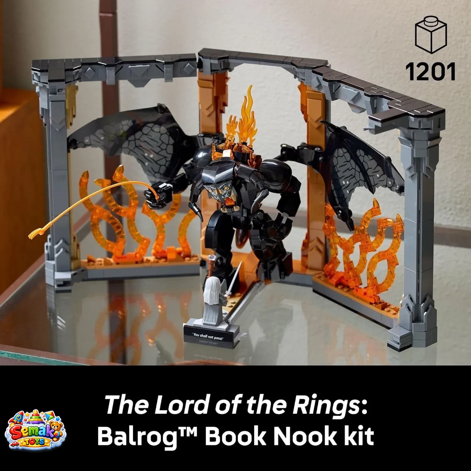 خرید خرید لگو ساختنی ارباب حلقه ها Balrog 1201 قطعه آیتم 22613