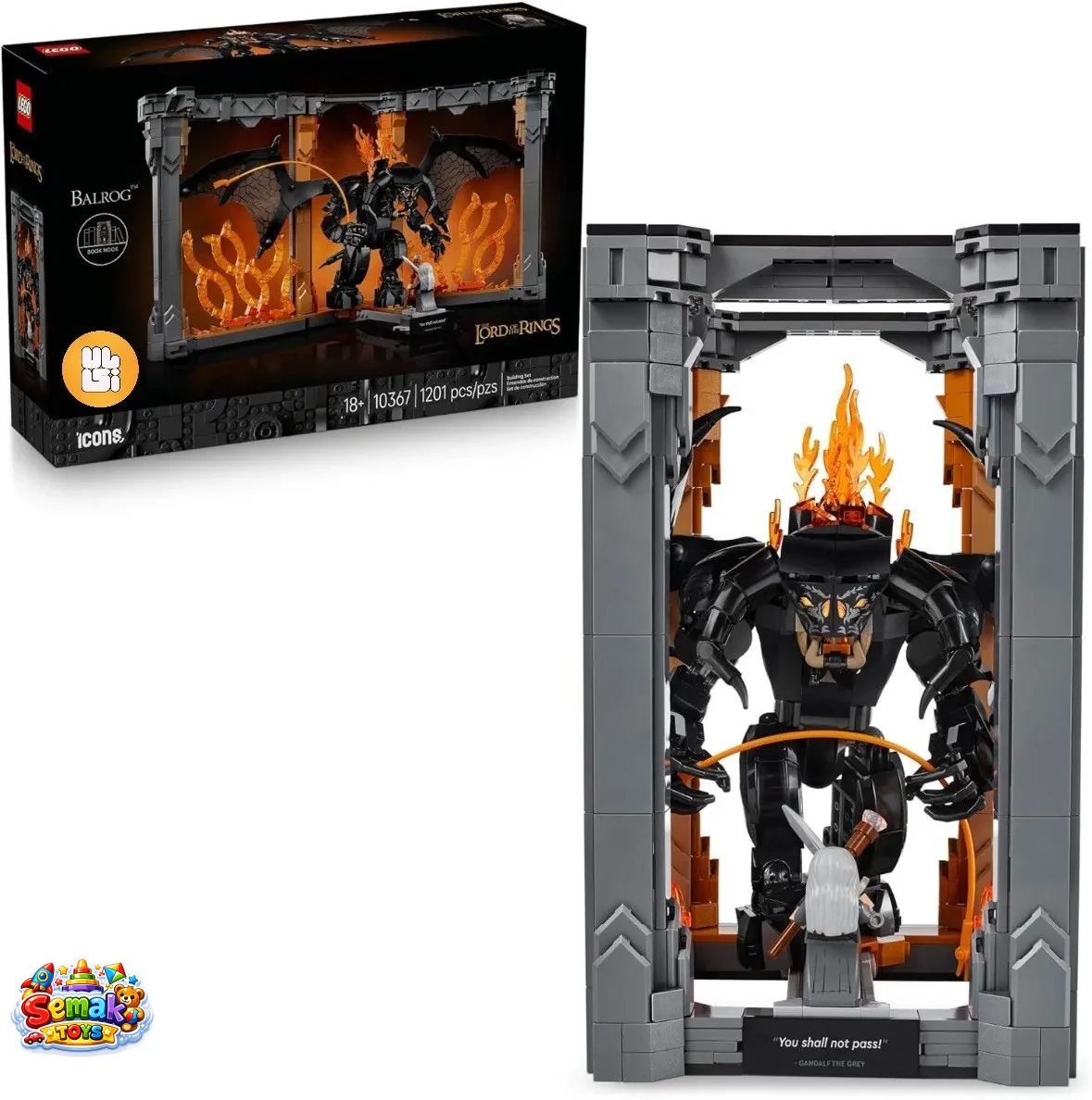 خرید خرید لگو ساختنی ارباب حلقه ها Balrog 1201 قطعه آیتم 22613