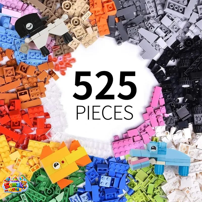 اسباب بازی لگو کلاسیک 525 قطعه مدل SM1011 برای تقویت خلاقیت کودکان