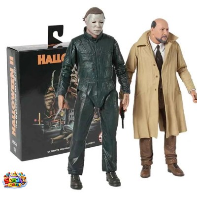 اکشن فیگور مایکل مایرز و دکتر لومیس از هالووین 2 Ultimate Michael Myers & Dr. Loomis برند نکا اورجینال